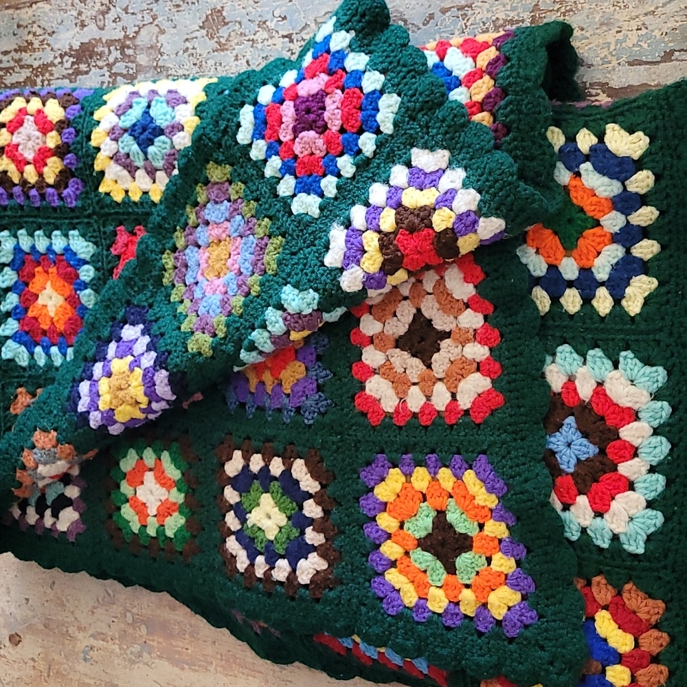 Crochet Grannie Square Blanket